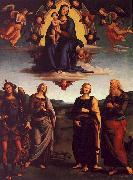 Pietro Perugino The Virgin and Child with Saints oil painting on canvas